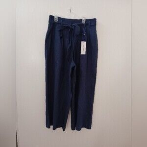 Popsugar Linen Blend Paperbag High Rise Pants Size L